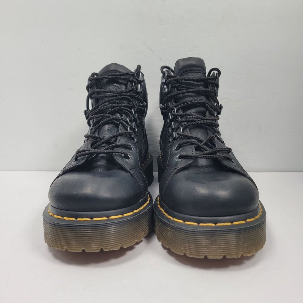 Dr. Martens 8699 Men's Black Leather Lace Up Boots US Size 5 / Wo's US Size 6 - Picture 3 of 10